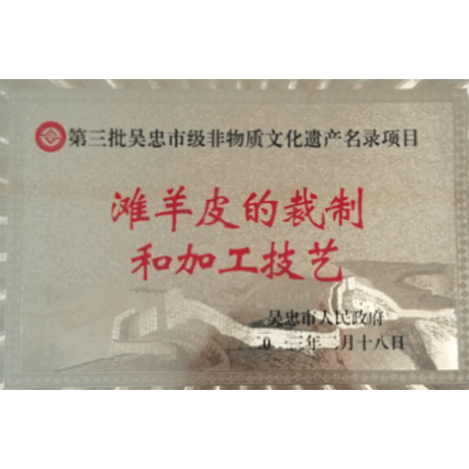 Wuzhong Municipal Intangible Cultural Heritage