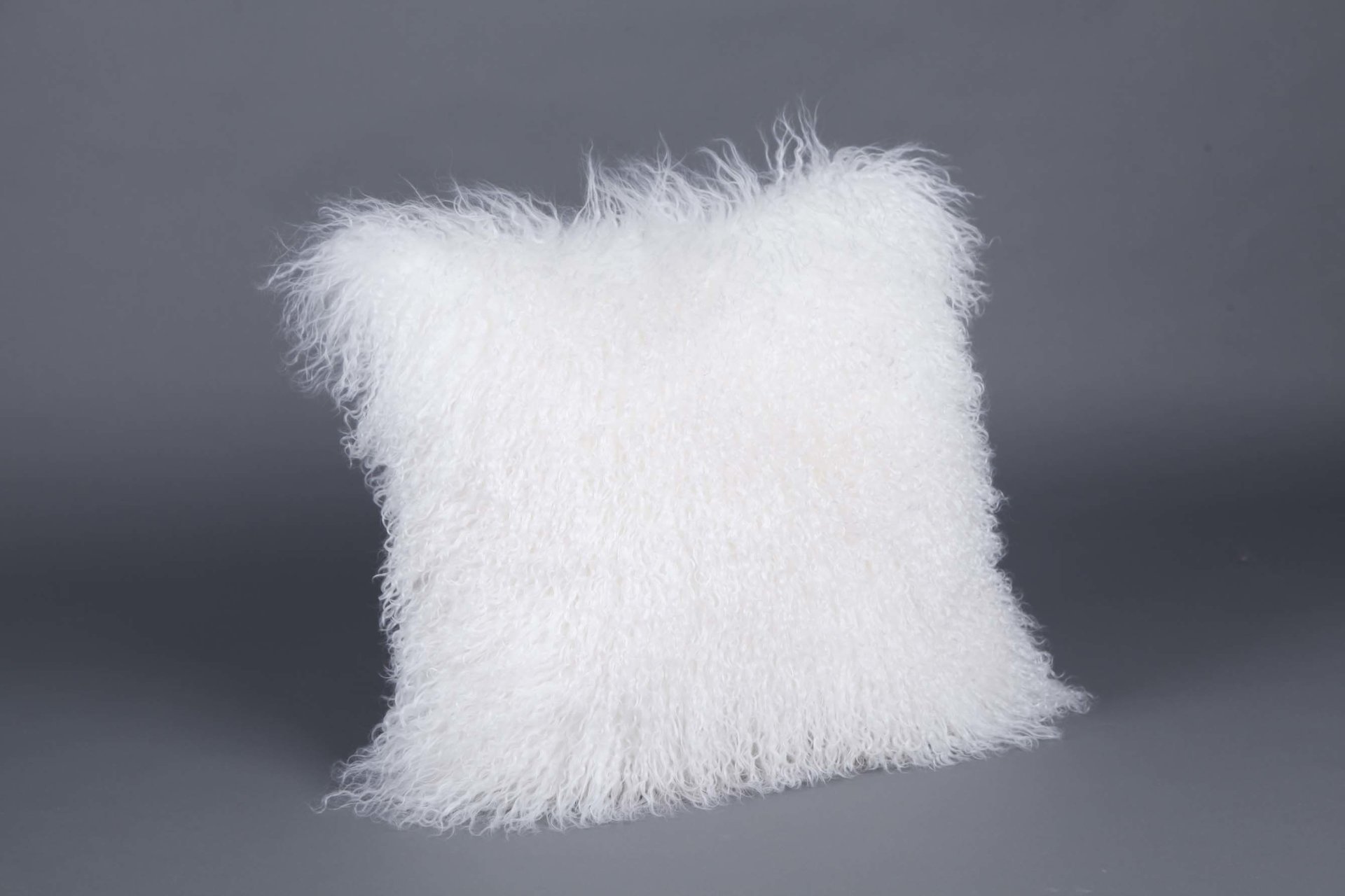 Mongolian lamb cushion
