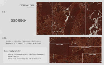 Can you customize the color or design of brown stone floor tiles?