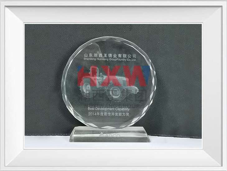 AGCO Best New products Development Capability Award