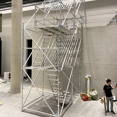 Shenzhen Longgang Art Museum Customized Large modular scaffold platform