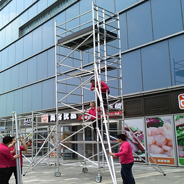 6m height ladder aluminium scaffolding