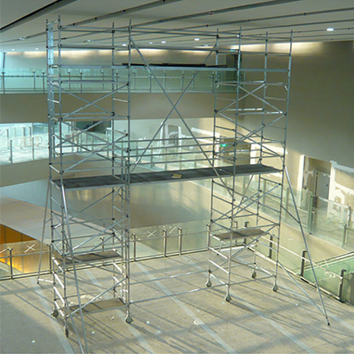 Customised Aluminium bridge scaffolding platform for repair