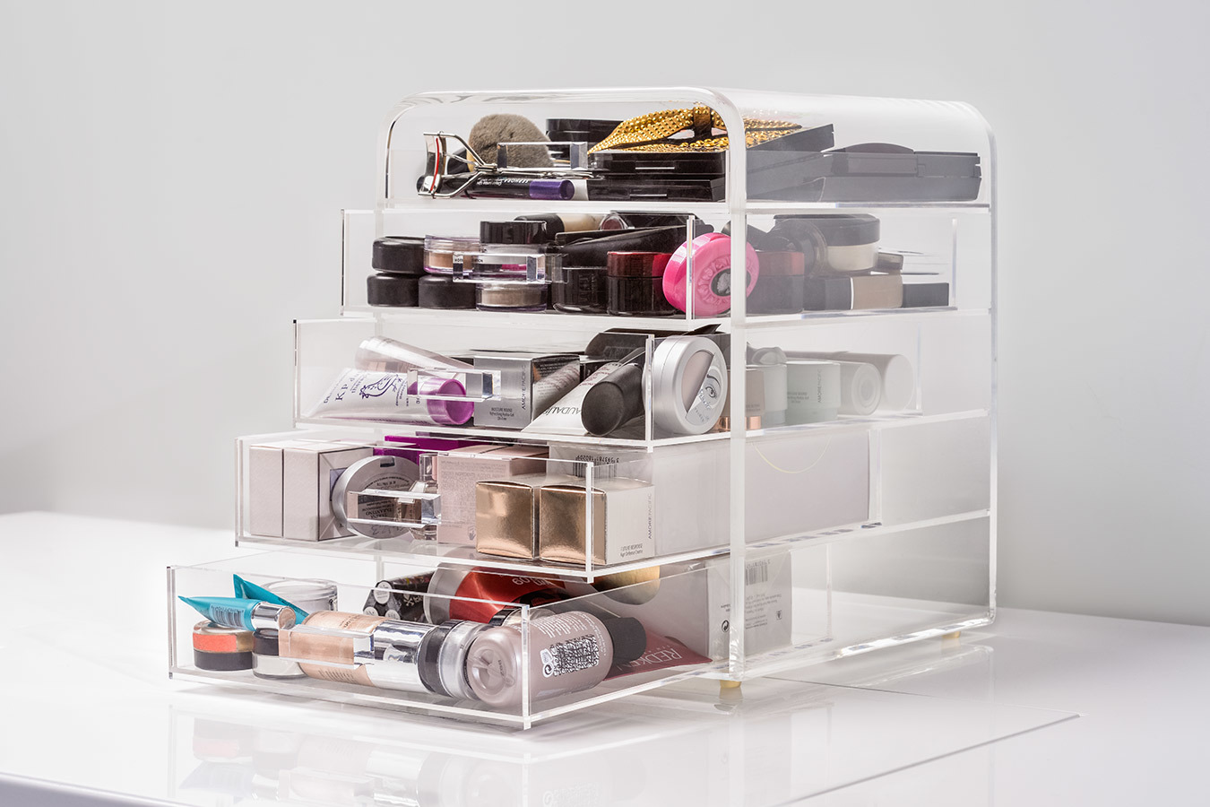 亚克力有机玻璃化妆品收纳盒多功能可定制