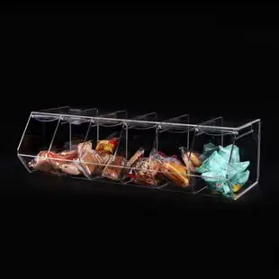 亚克力透明食品展示盒超市散装零食糖果收纳展柜罩子定做工厂