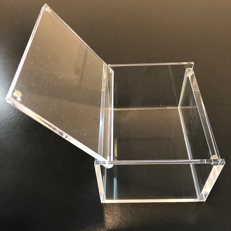 长方形方形翻盖透明展示盒