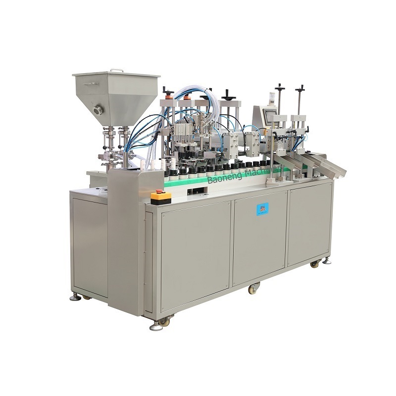 linear universal automatic soft tube filling sealing machine