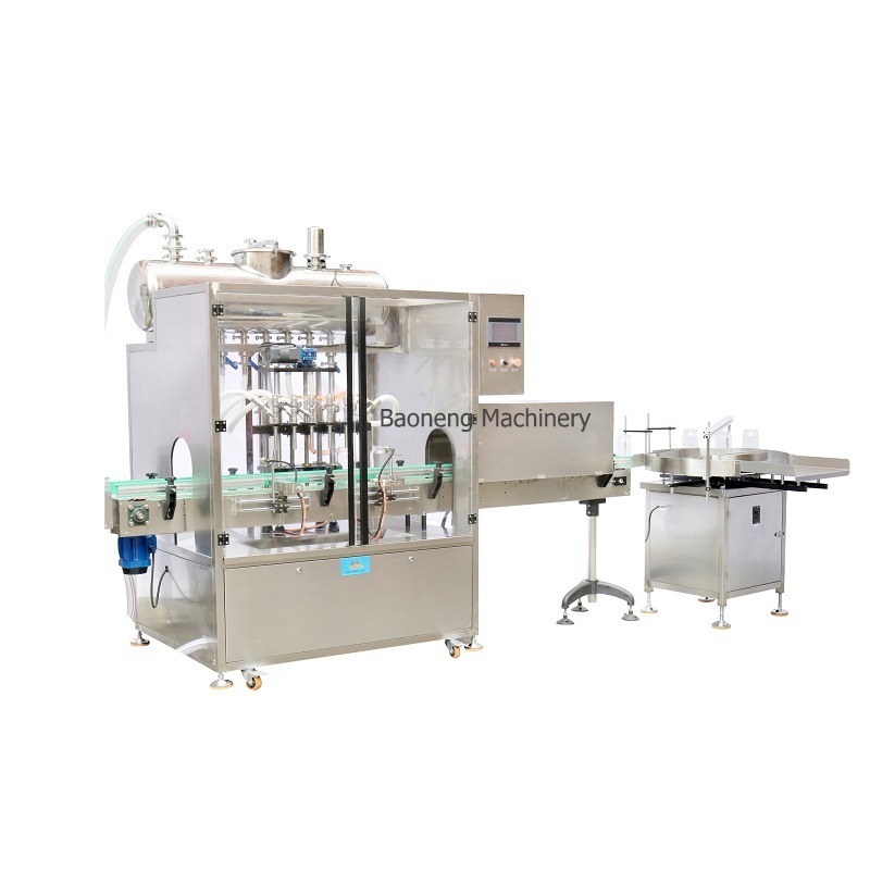 automatic bottle liquid oil juice gravity filling machine with jar capping labeling line