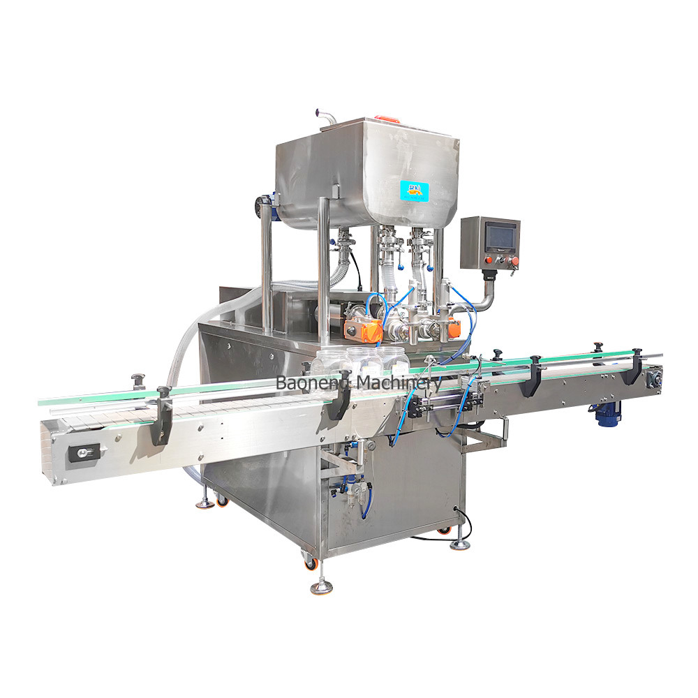auto liquid jelly jam sauce paste bottle jar filling machine with sealing capping labeling ine