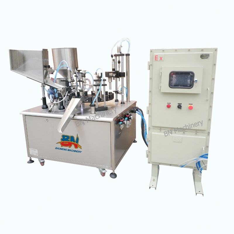 explosion-proof liquid paint pen tube filling capping machine