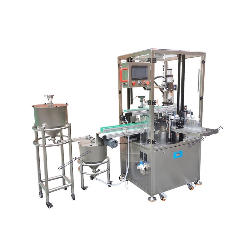 automatic culture solution liquid sterile bottle filling capping machine