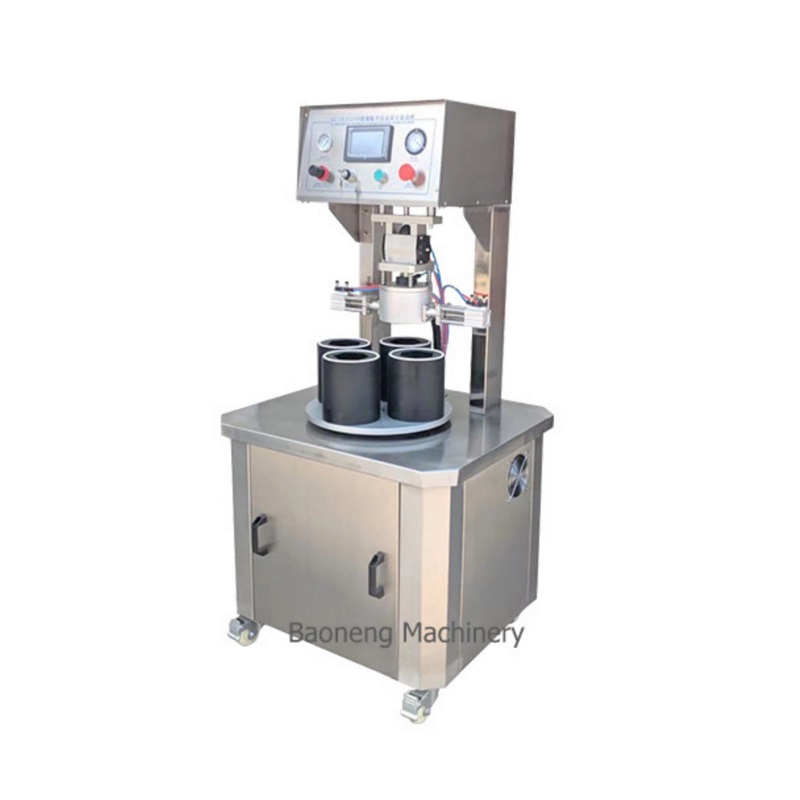 semi-automatic vacuum capping machine for glass jar/bottle