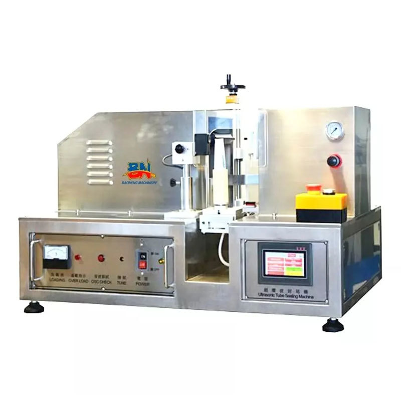 semi-auto ultrasonic sealing machine for plastic tubes