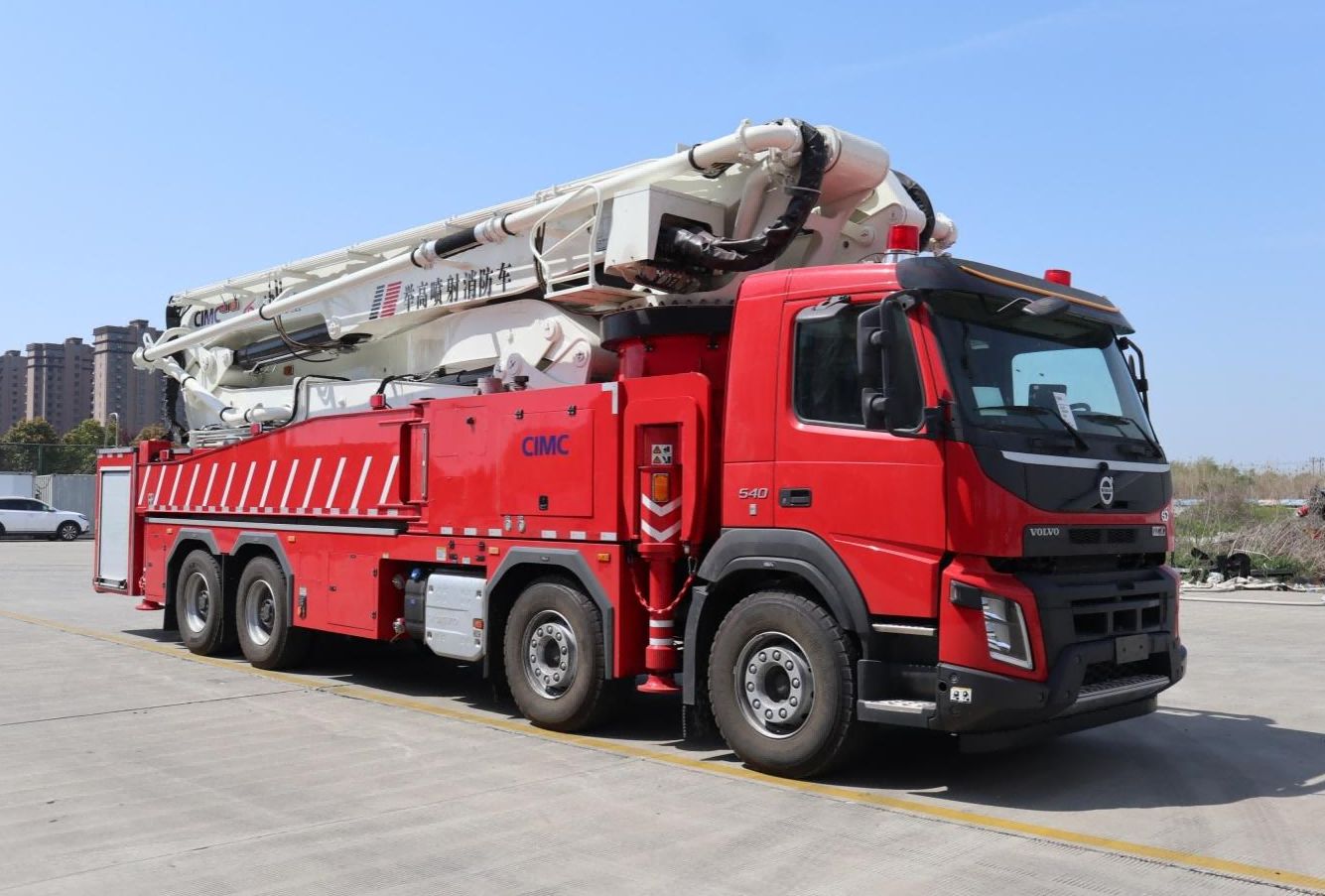 JP51型大跨距举高喷射消防车