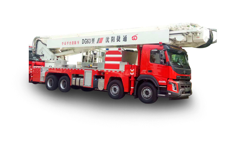 DG63 Aerial hydraulic platform fire truck