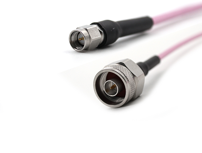 射频电缆组件N公和SMA公接TF141电缆，长度1200mm