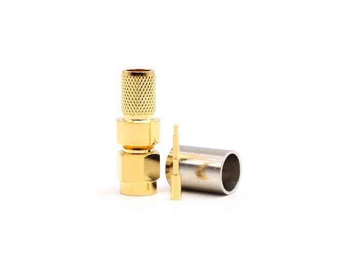 RF Connector SMA Male for LMR300 cable, crimp