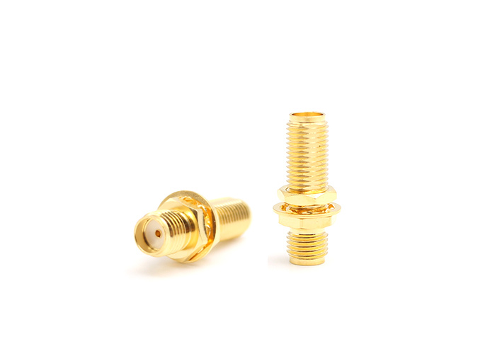 RF Adapter SMA Female to Female Bulkhead