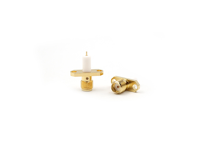 RF Connector ISMA Female Flange Mount