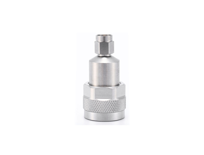 N Male to 3.5mm Male Stainless Steel RF Adapter 18Ghz