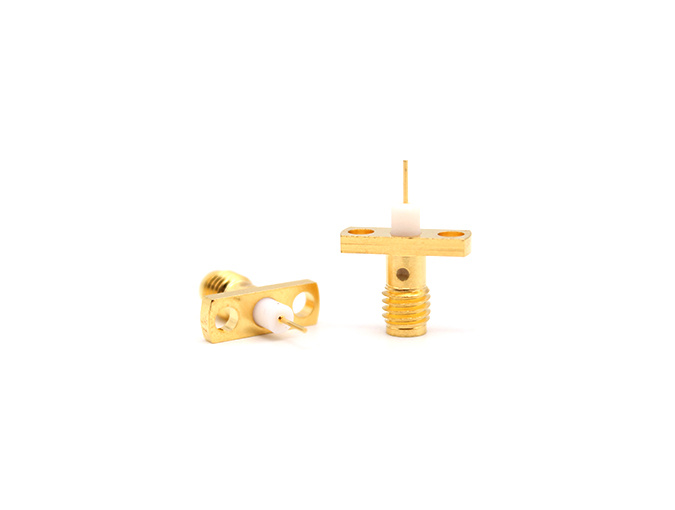 RF Connector SSMA Female Flange Mount