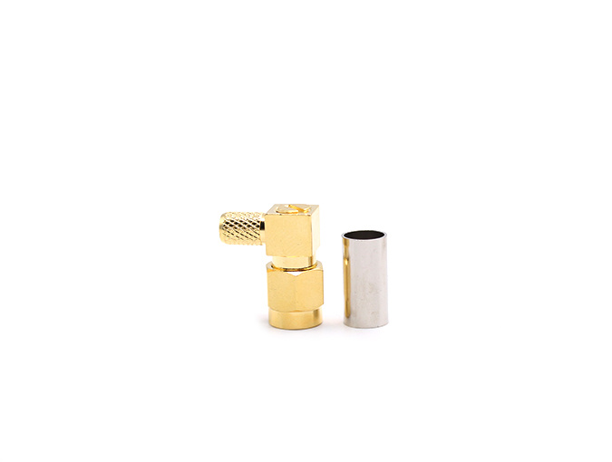RPSMA Male Right Angle for RG142/RG223 cable RF Connector