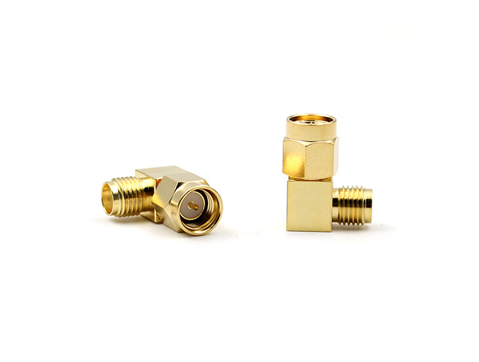 RF Adapter SMA Male to Female Right Angle