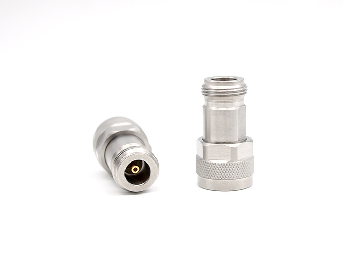 N Male to N Female Stainless Steel RF Adapter