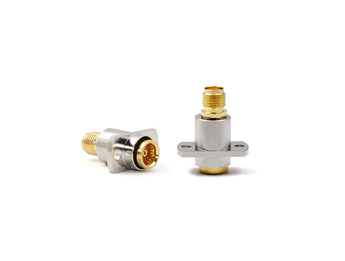 BMA Female to SMA Female Flange  RF Adapter