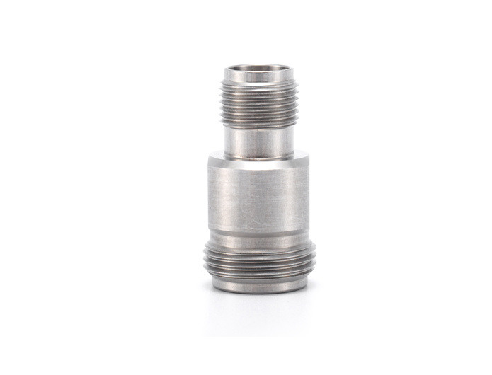N female to TNC female Stainless Steel RF Coax Adapter