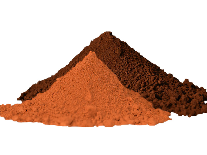 Easy to disperse iron oxide pigment