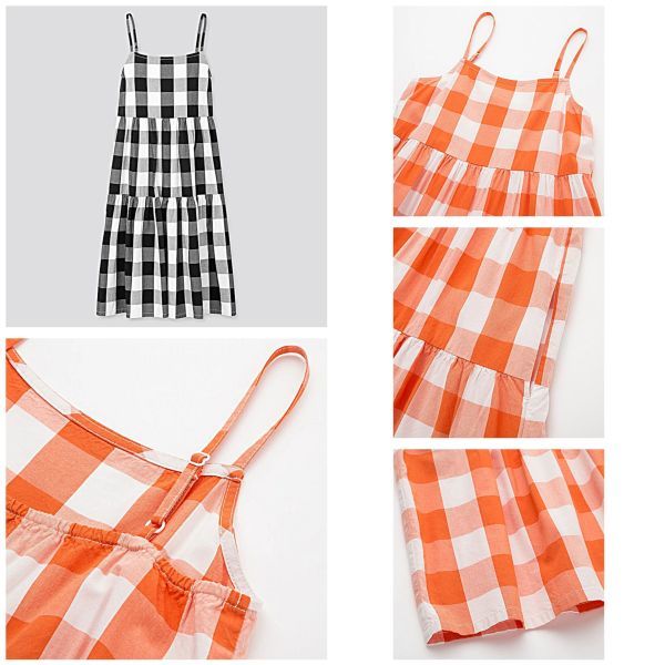 Checked Camisole Dress