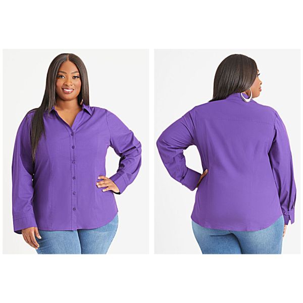 Stretch Cotton Poplin Shirt