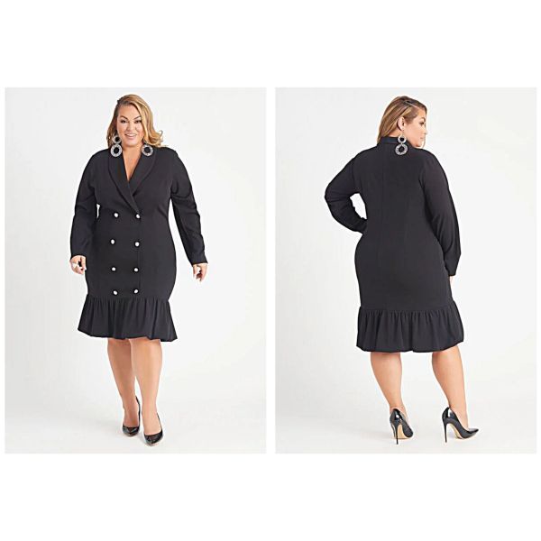 Double Breast Blazer Dress