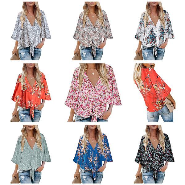 Casual Floral Blouses