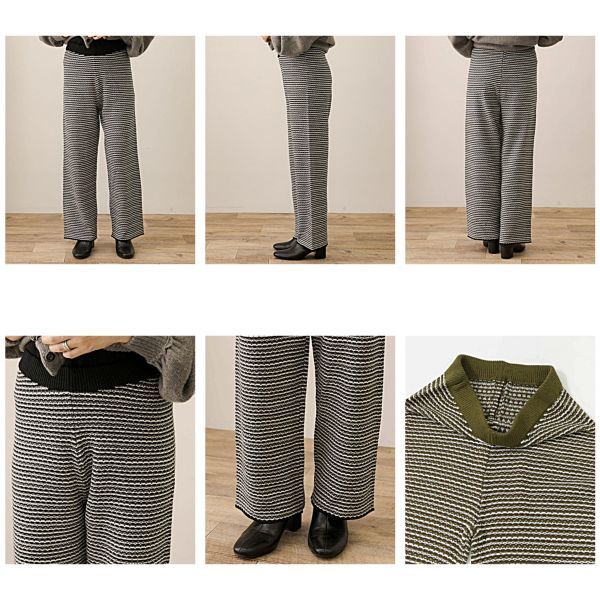 Jagard Knit Pants