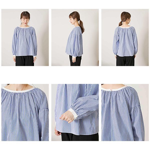 Gather Sleeve Blouse