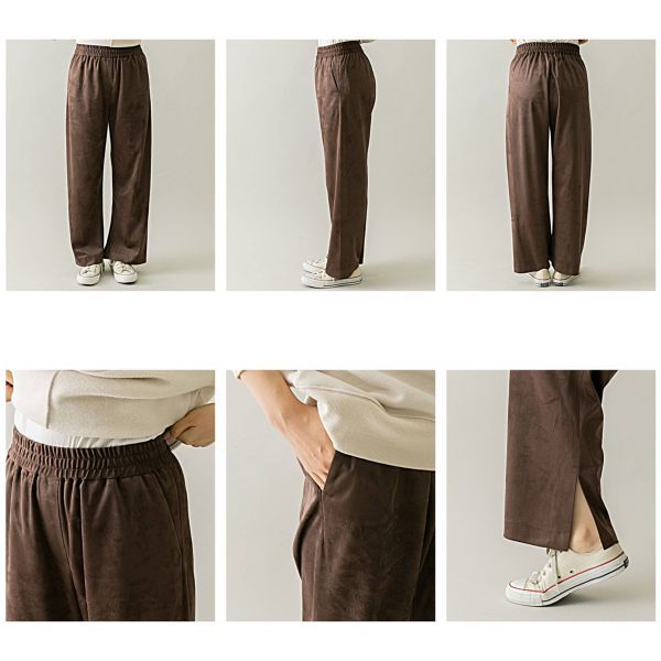 Suede Easy Pants