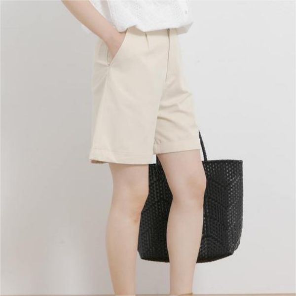 Roll-up Flare Short Pants