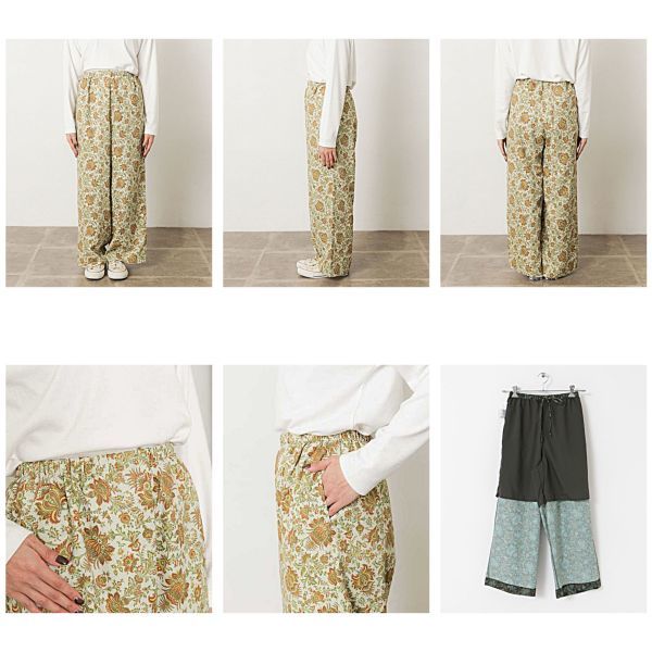 Vintage Print Pants