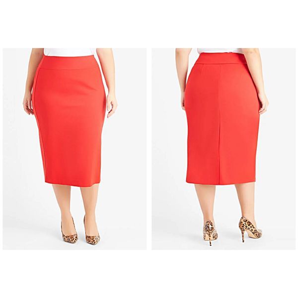 Midi Pencil Skirt