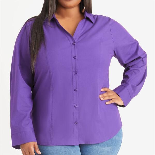 Stretch Cotton Poplin Shirt