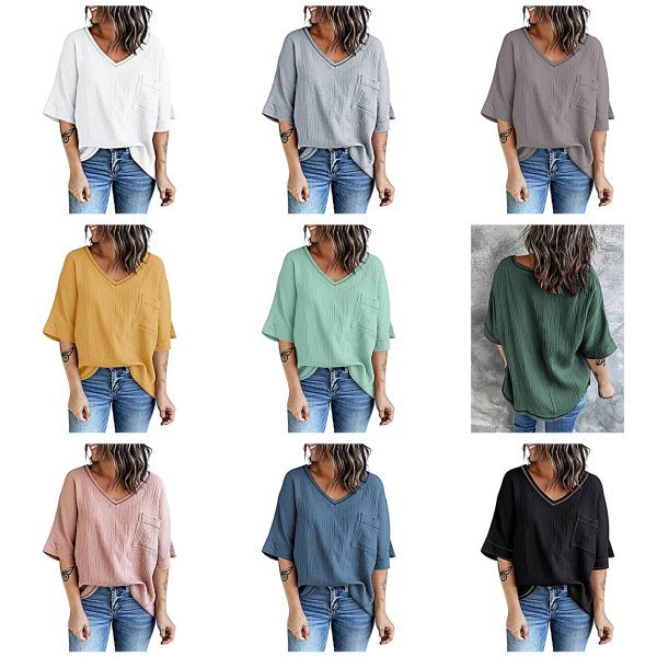 Casual Loose Tunic Blouses