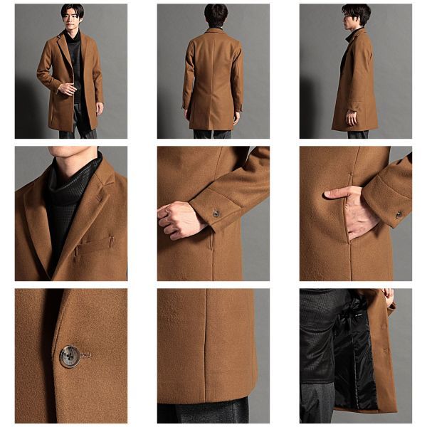 Hybrid Melton Chester Coat