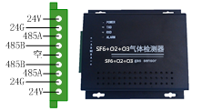 Wireless SF6+O2+O3 sensor