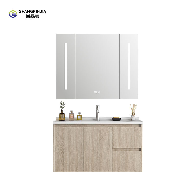 Hot Sale Modern Vanity Unit With Wash Basin Cabinet Bathroom For Bathroom Vanities  S-8658