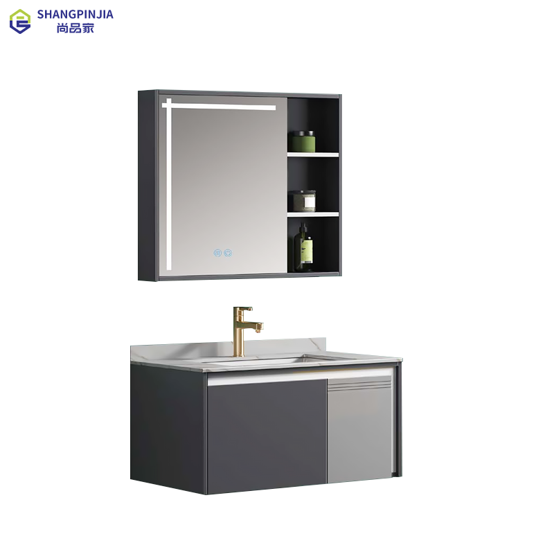 Bathroom Mirror Cabinet With LED Lights Bathroom Wall Cabinet Wall-Mounted Bathroom cupboard Mirror Cabinet D-6791