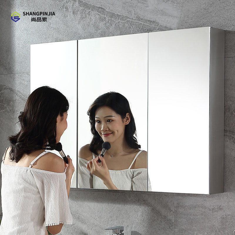 Bashroom vanity wathroom cabinets Bathroom medicine mirror cabinet Smart bathroom vanity with wall cabinet N70