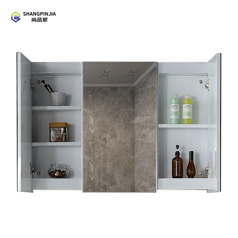 Bathroom vanity bathroom aluminium alloy mirror cabinet Wall Mounted LED Bathroom Mirror Medicine Cabinet WAO70
