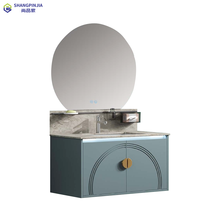 Bathroom vanity cabinet with led mirror and storage bathroom medicine cabinets with mirrors Bathroom mirrored cabinet D-6769